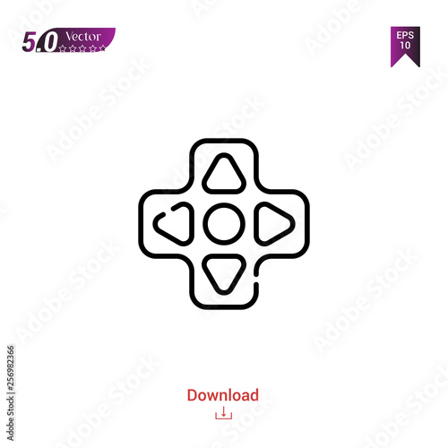 Outline direction  icon. direction icon vector isolated on white background.selection-and-cursors. Graphic design  mobile application  icons 2019 year  user interface. Editable stroke. EPS10 format