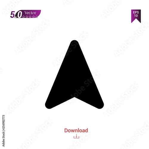 Outline black compass icon. compass icon vector isolated on white background. Graphic design, mobile application, icons 2019 year, user interface. Editable stroke. EPS 10 format