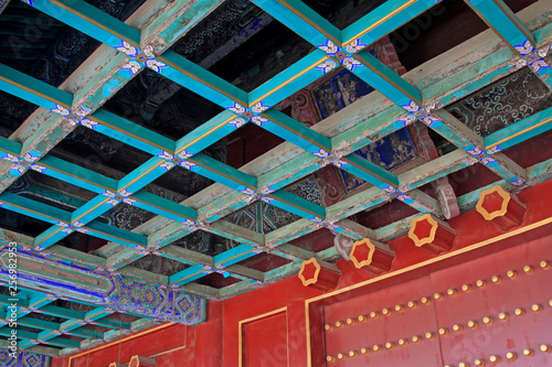 Chinese ancient palace ceiling