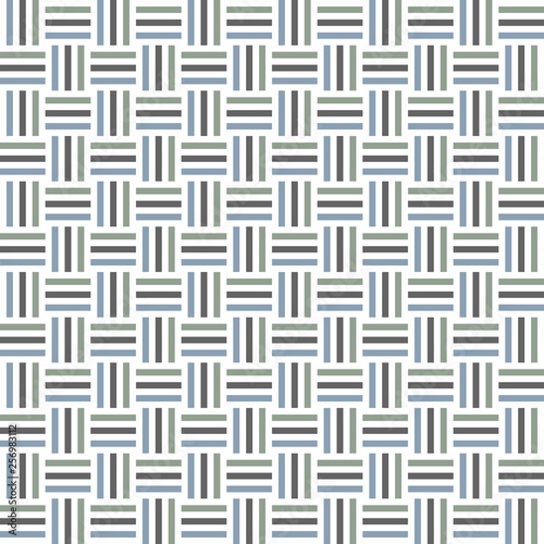 Seamless Plaid Pattern, Japanese Pattern, Vector Graphics, sankuzushimon, 三崩し紋