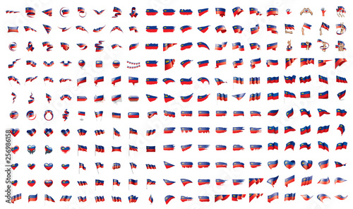 very big collection of vector flags of the liechtenstein