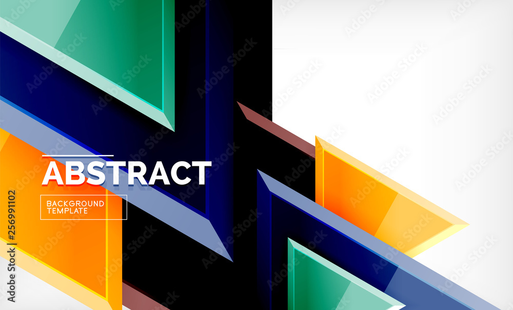 Tech futuristic geometric 3d shapes, minimal abstract background Tech futuristic geometric 3d shapes, minimal abstract background