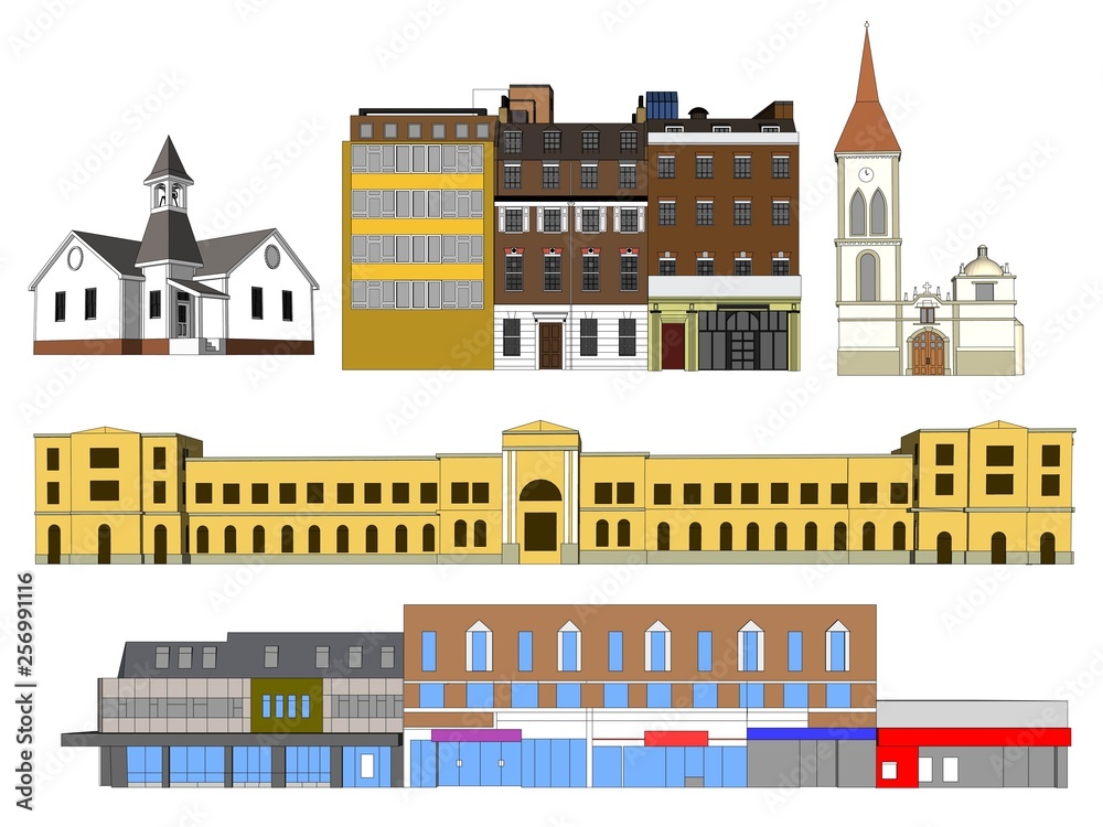 vector illustration of the city