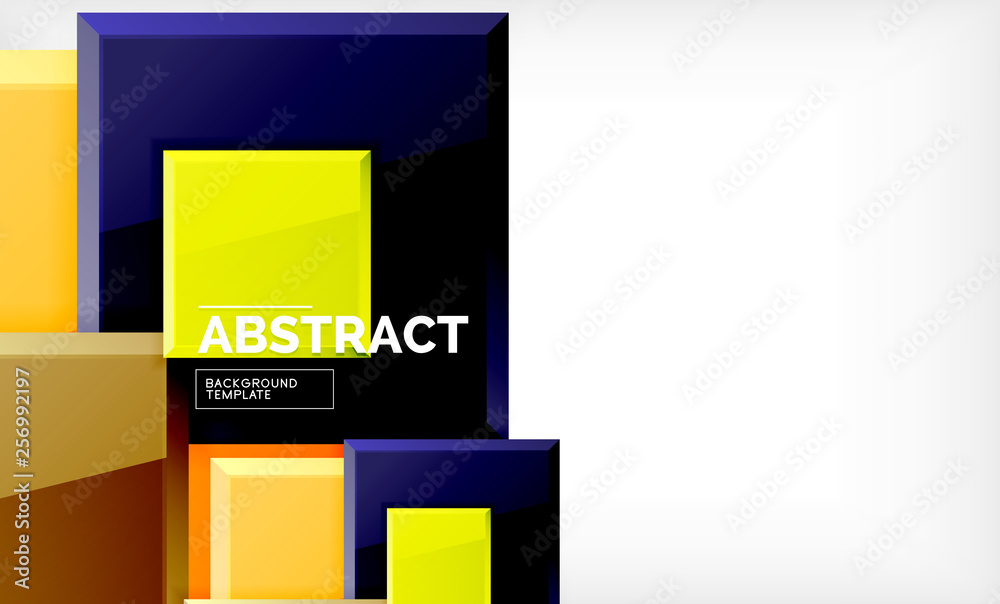 Geometric abstract background, modern square design Geometric abstract background, modern square design