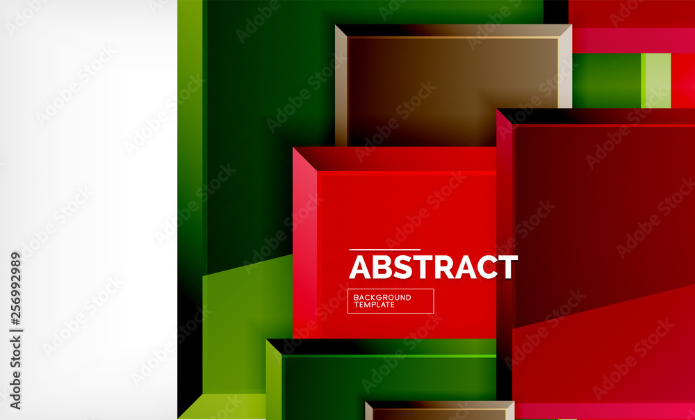 Square geometric background Square geometric background