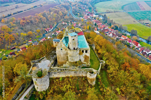 Trimburg Luftbildaufnahme mit Drohne photo