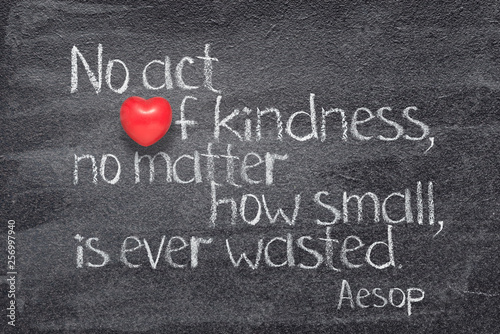 act kindness Aesop photo