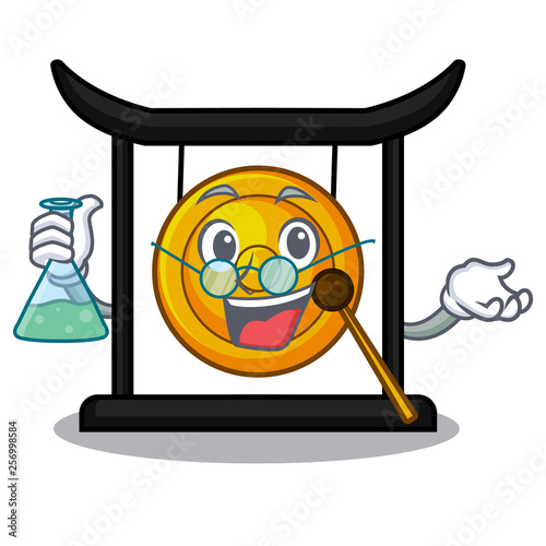 Professor golden gong in the cartoon room