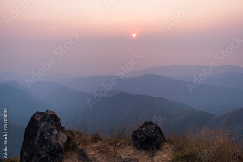 eveing time view at Mulayit Taung, Myanmar photo