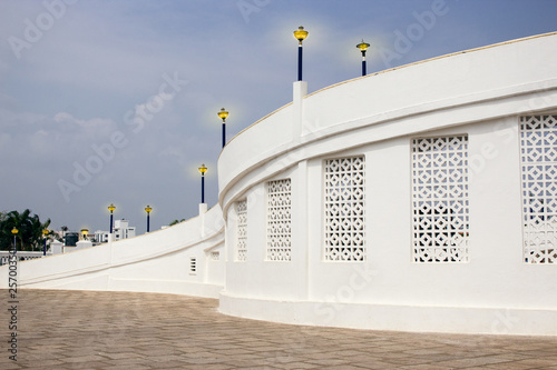 Architectural beauty of velamkani church entrance. 