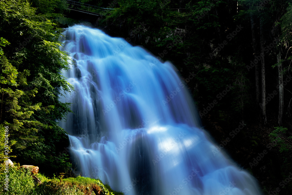 waterfall in the forest waterfall in the forest