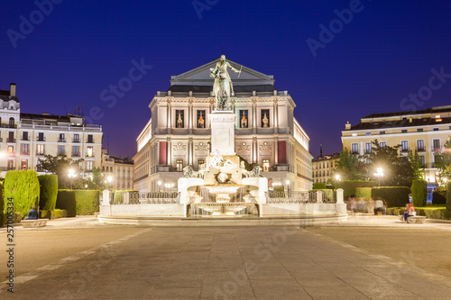 Teatro Real Royal Theatre in Madrid, Spain