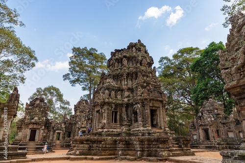 SIEM REAP   CAMBODIA - FEBRUARY 14  2019  Chau Say Tevoda  one of a pair of Hindu temples built during the reign of Suryavarman II at Angkor Wat
