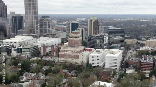 Aerial of Downtown Atlanta, Georgia photo