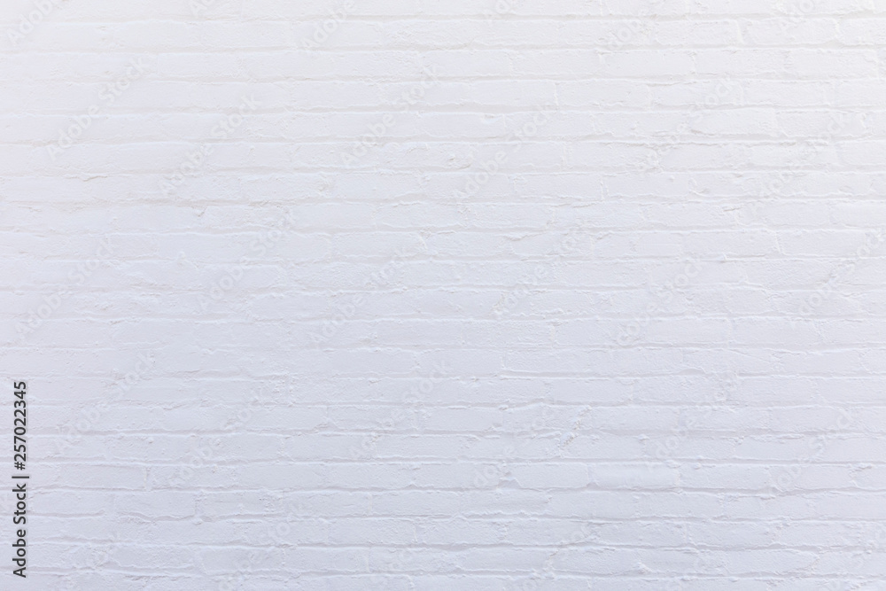 white painted vintage old brick wall