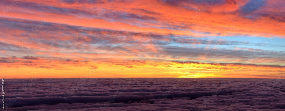 Sky Madeira. Sunset