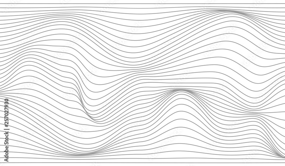 Warped gray lines.Wavy gray lines.Overlay lines.