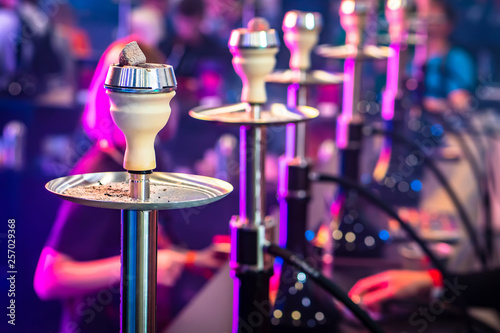 Hookah bar. A lot of hookah...