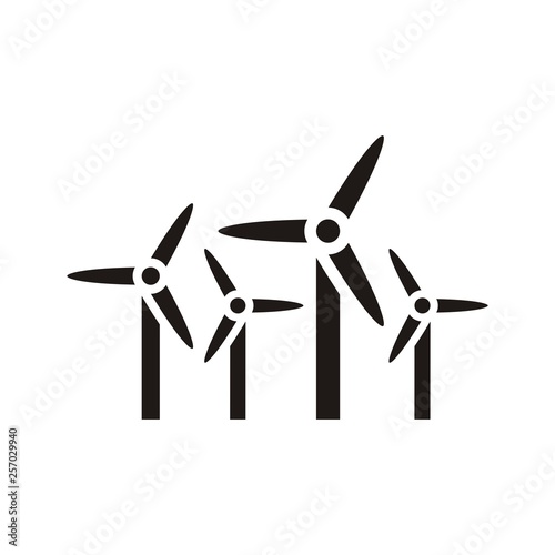 wind farm icon vector