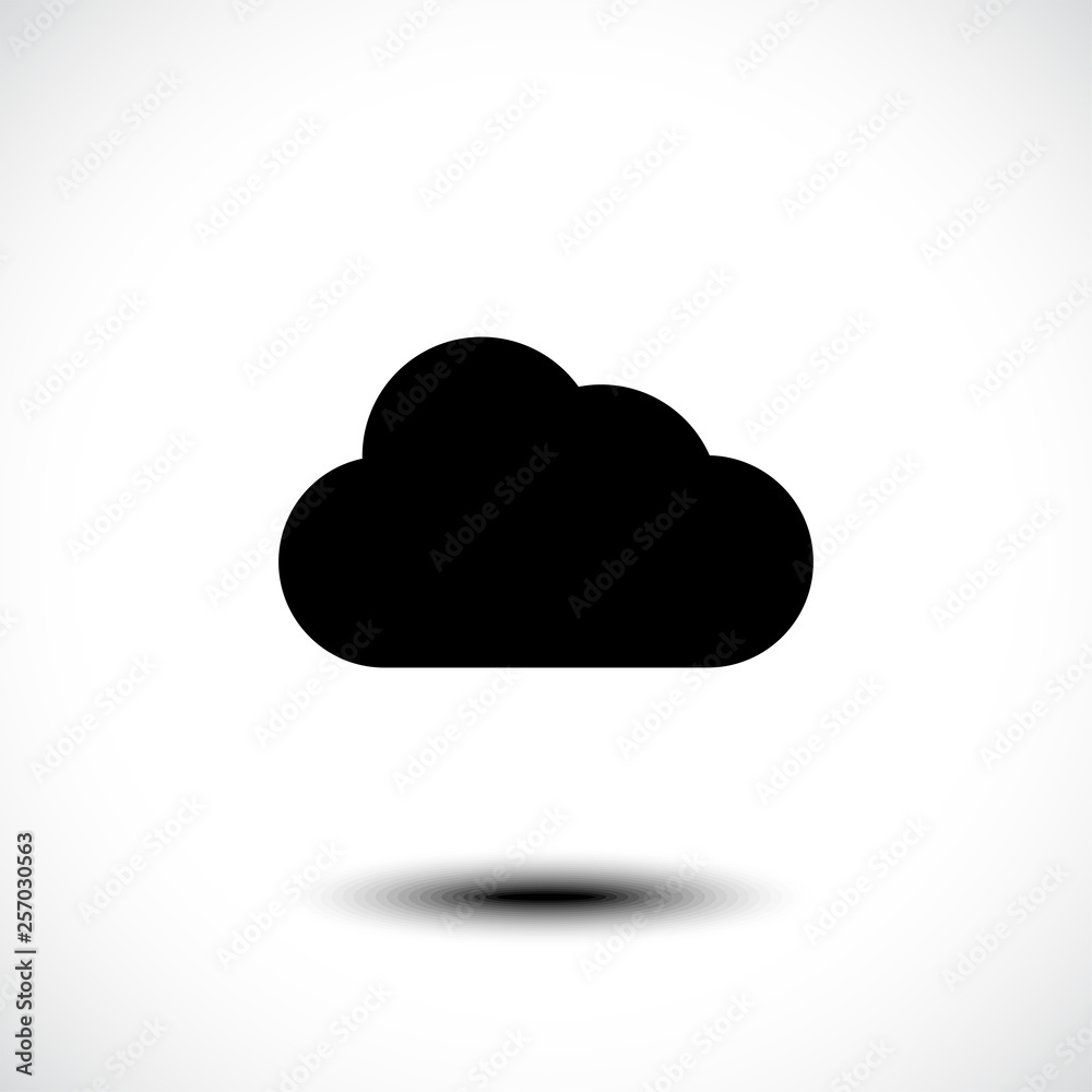 Cloud icon. Vector illustration Cloud icon. Vector illustration