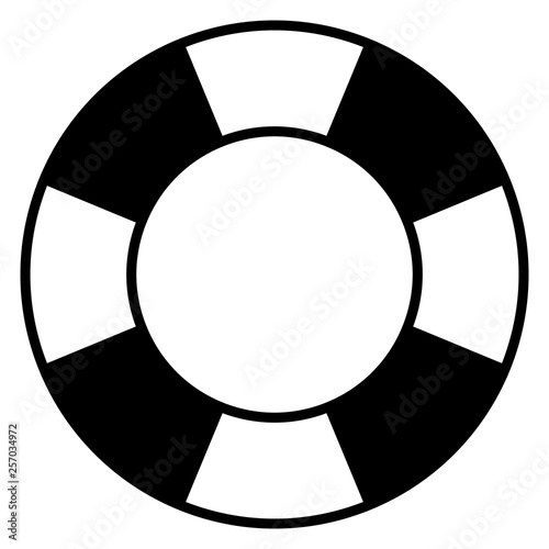 Lifebuoy icon. Sea icon vector design