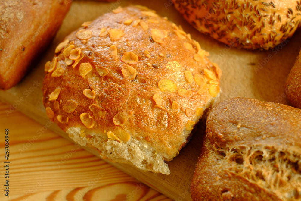 Leckeres Brötchen zum Frühstück Leckeres Brötchen zum Frühstück