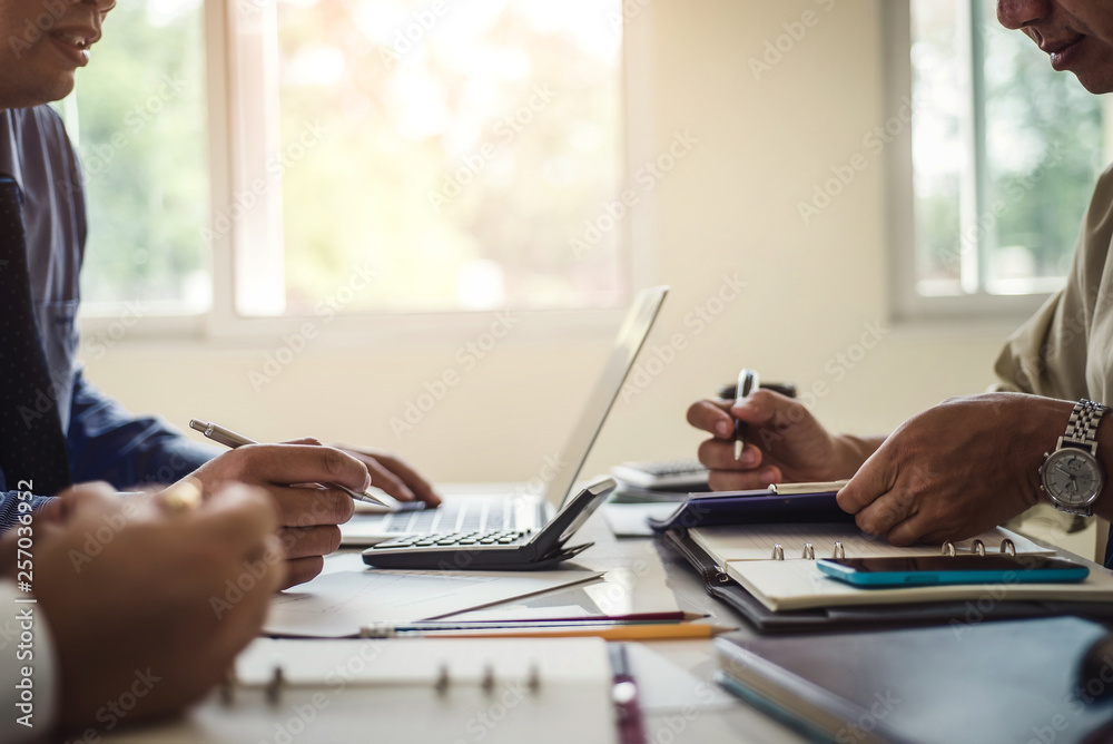 Engineer working at a blueprint of house in office for discussing real estate project. Engineering tools and construction concept. Engineer working at a blueprint of house in office for discussing real estate project. Engineering tools and construction concept.