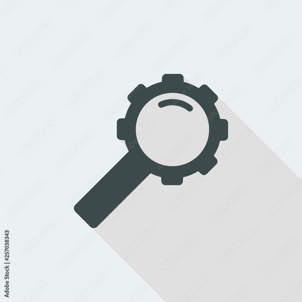 Isolated icon symbol of search engine Isolated icon symbol of search engine