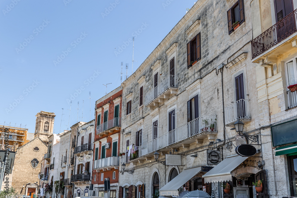 Old town Bari, Puglia, capital of Apulia, southern Italy