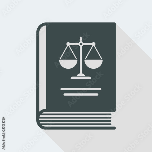 Law book icon