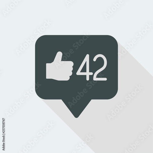 Social network notify of like