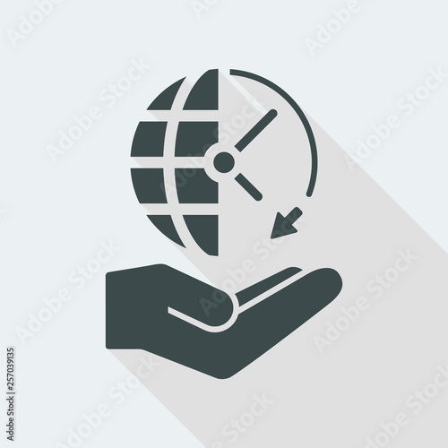 Fast global services icon photo