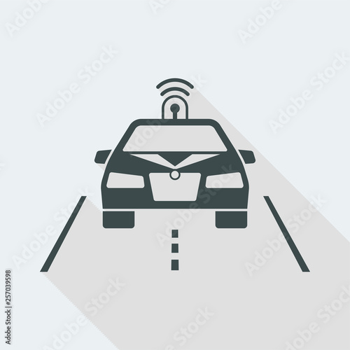 Traffic police intervention on car