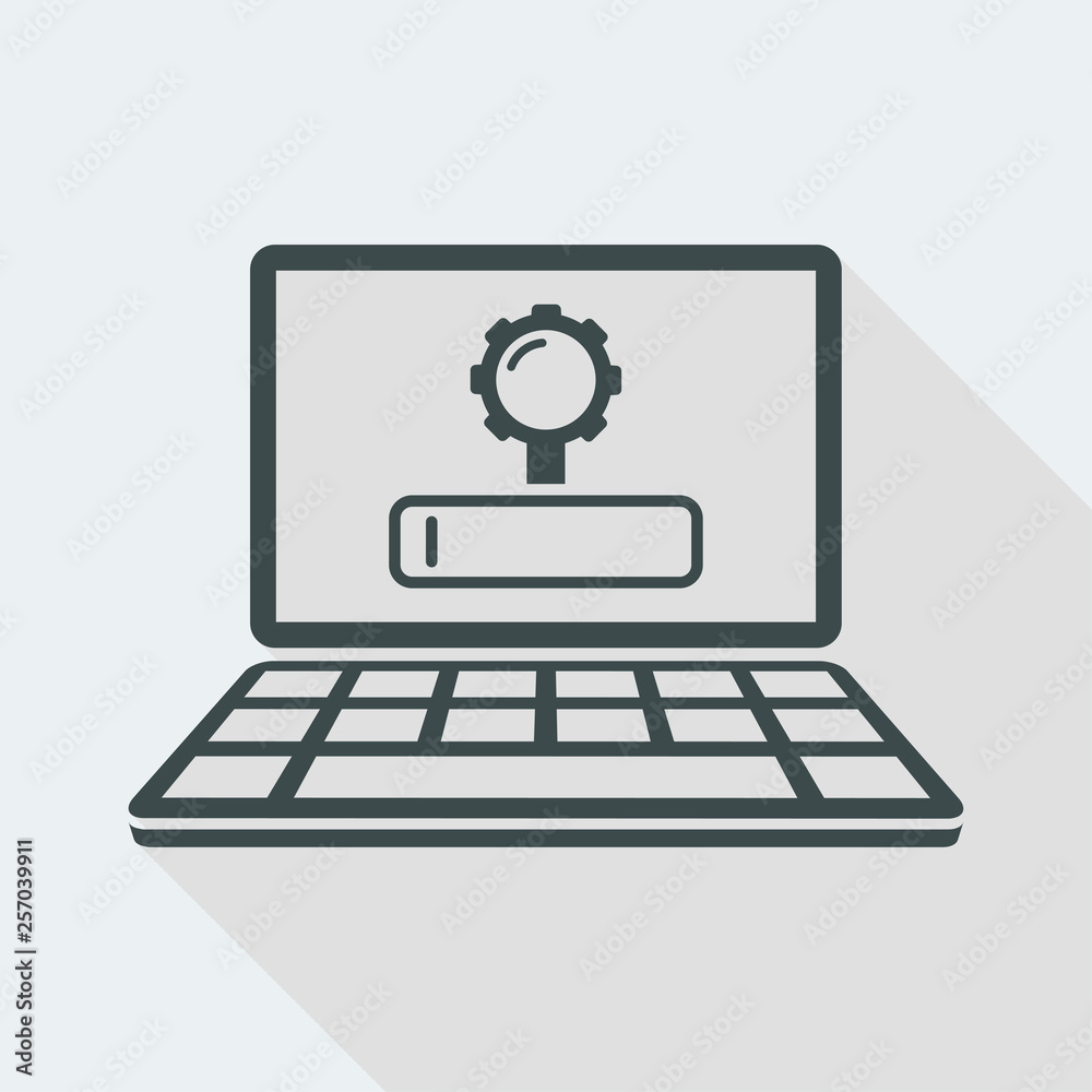 Research page settings on laptop Research page settings on laptop