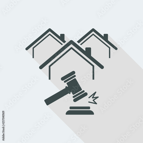 Real estate auction concept