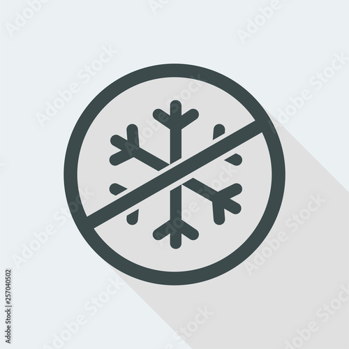 Air conditioning prohibited icon