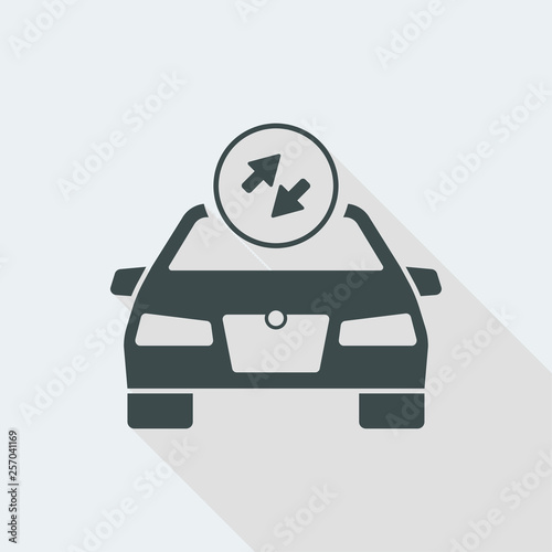 Car transfer service icon