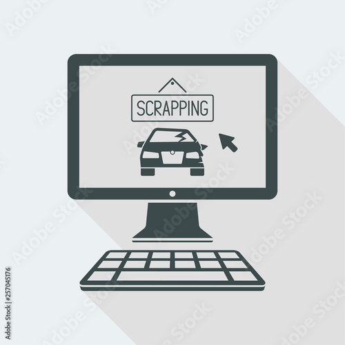 Car scrapping website icon