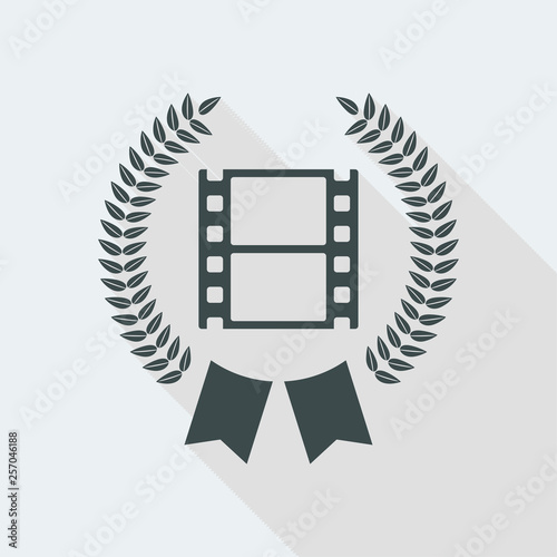 Film or photo award symbol icon photo