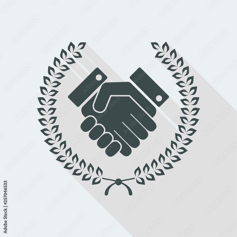 Fototapeta premium Official agreemet symbol icon