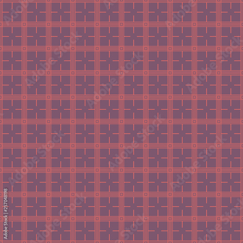Vector seamless asian pattern with geometric elements
