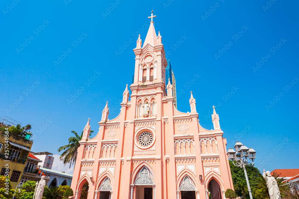 Fototapeta premium Da Nang Cathedral in Vietnam
