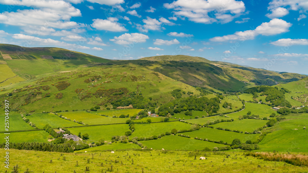 View from Panorama Walk across Corlan Fraith, near Aberdovey, Gwynedd, Wales, UK