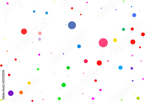 vector abstract background with multicolored circles