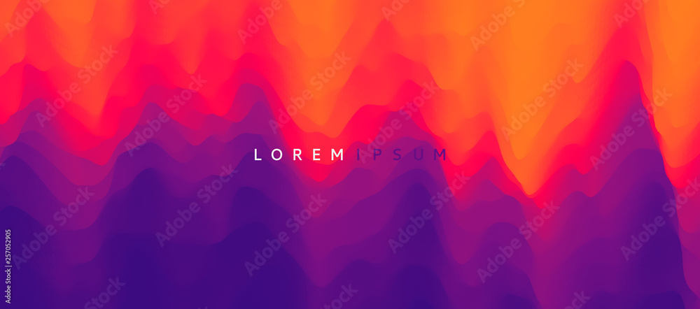 Obraz premium Abstract background with dynamic effect. Motion vector Illustration..Trendy gradients. Can be used for advertising, marketing, presentation.