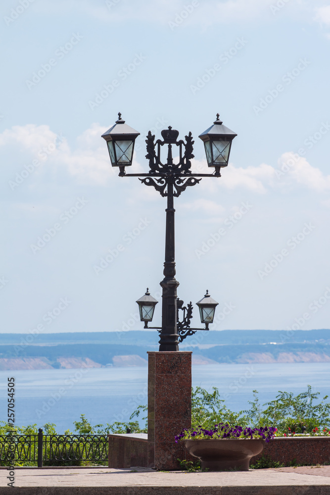 Lamppost in the Park.