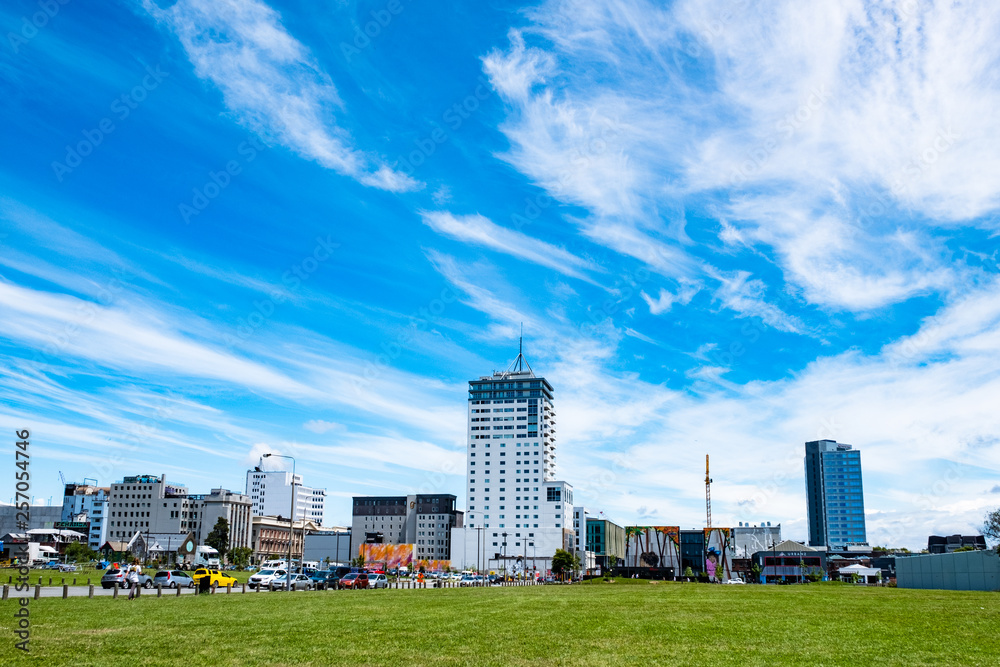 2018 DEC 22, New Zealand, Christchurch, View around city centre. 2018 DEC 22, New Zealand, Christchurch, View around city centre.