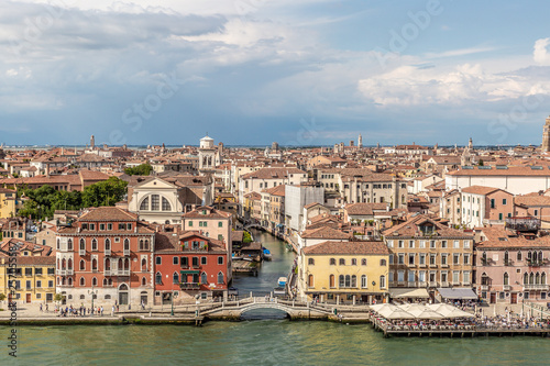 View of Venice Venice is one of the most important tourist destinations in the world for its famous art, architecture and carnivals. © Óscar