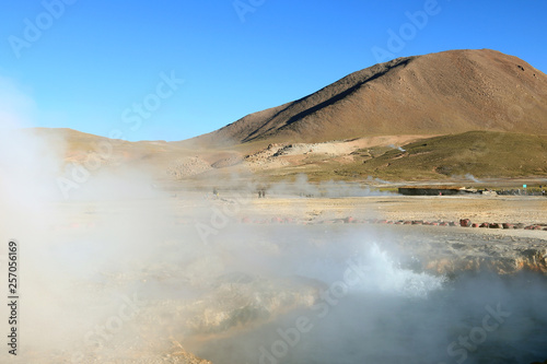 El tatio geysers in Atacama