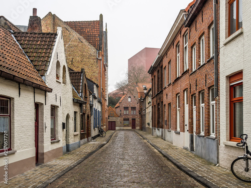 City street in Bruges